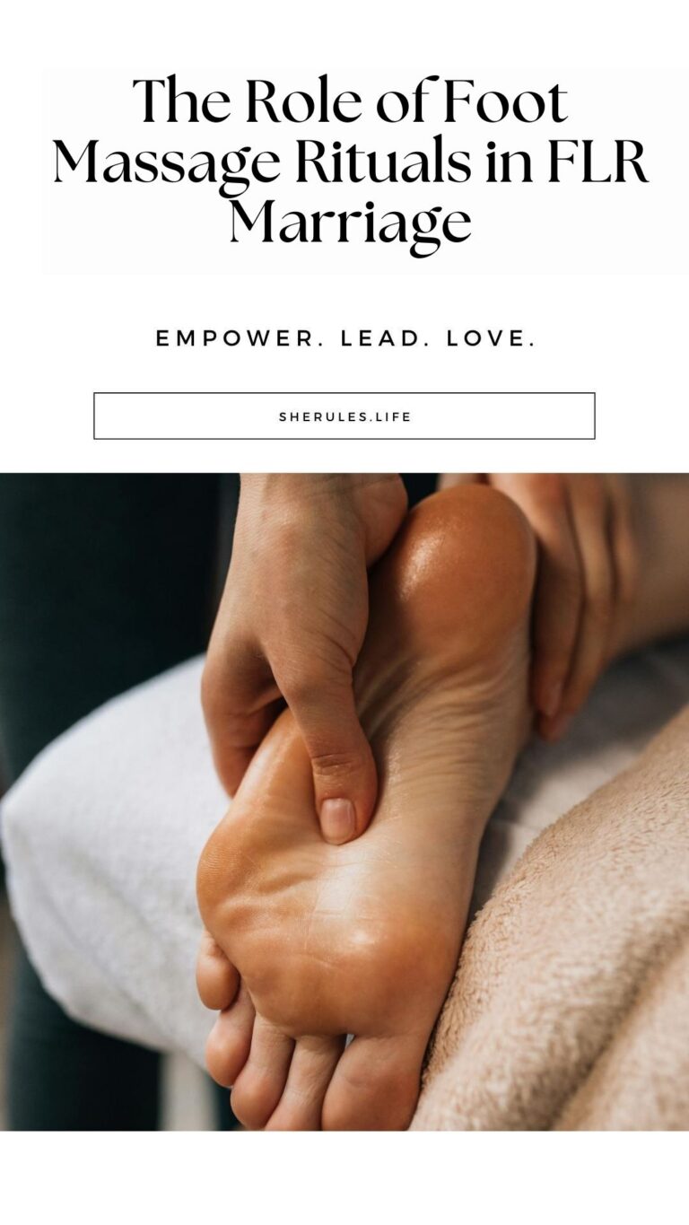 The Role of Foot Massage Rituals in FLR Marriage